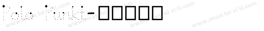 Polo Punkt字体转换